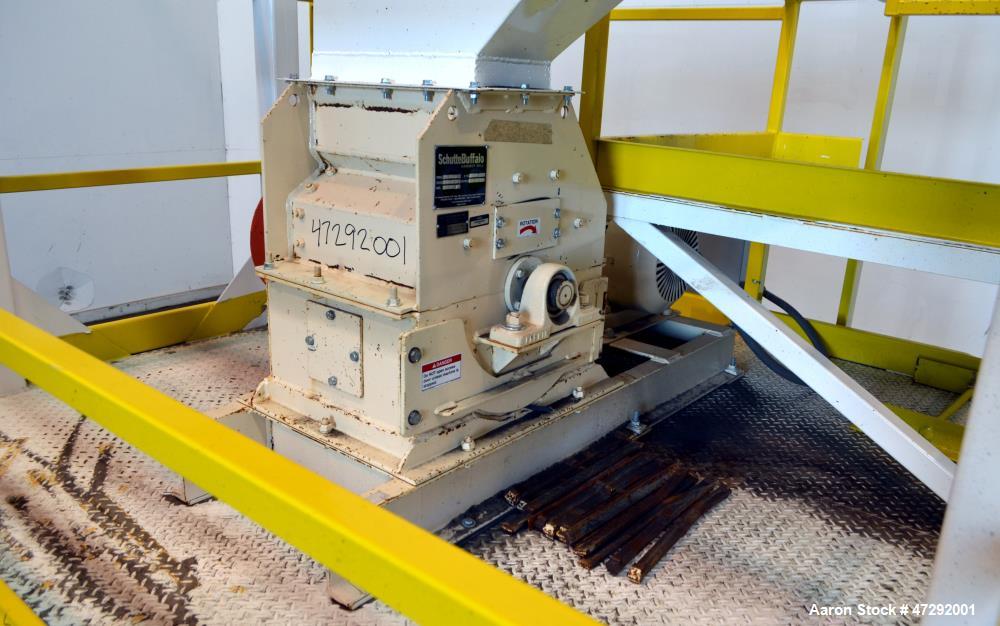 Used Schutte-Buffalo WA Series Gravity Discharge Hammer Mill, Model WA-16-L