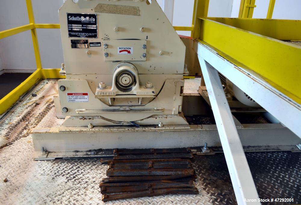 Used Schutte-Buffalo WA Series Gravity Discharge Hammer Mill, Model WA-16-L