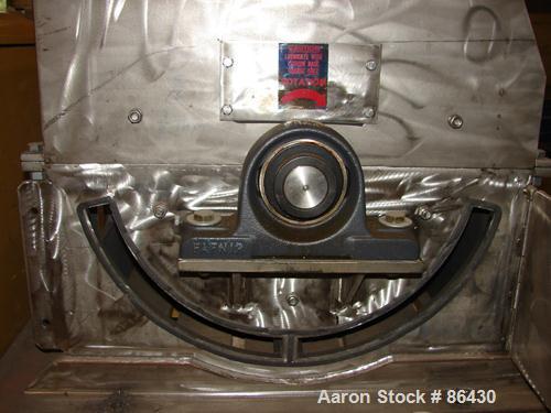USED: Schutte Buffalo hammermill, model WA-25-HSS. The pocket formed by the cleats is 1.5" high x 10.5" wide and 11.75" in length. Cleats are spaced on 12" center. RPM 2100, hp 40. The SS is for stai...