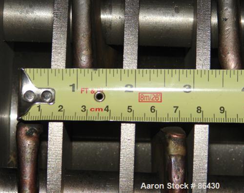 USED: Schutte Buffalo hammermill, model WA-25-HSS. The pocket formed by the cleats is 1.5" high x 10.5" wide and 11.75" in length. Cleats are spaced on 12" center. RPM 2100, hp 40. The SS is for stai...