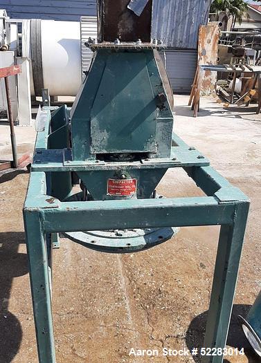 Used- Sturtevant Model 3B Simpactor Mill, 16" Diameter. Carbon steel construction. Approximate capacity 3.5 tons per hour, d...