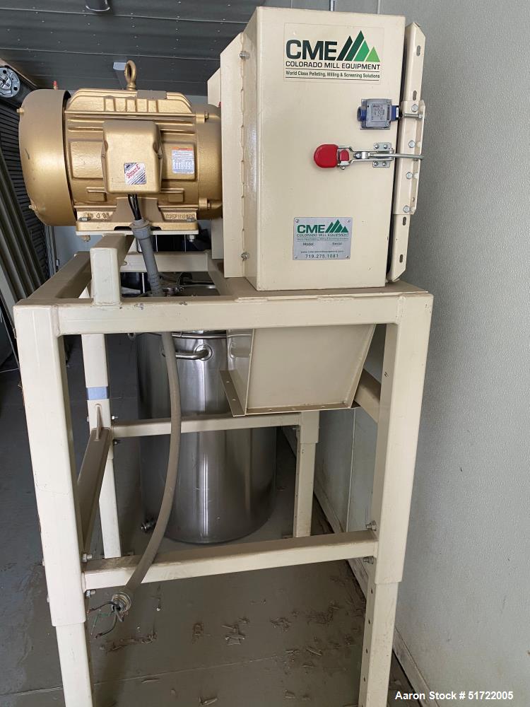 Used CME Mill, Model HMS-VB-20.  20 HP, Carbon steel.