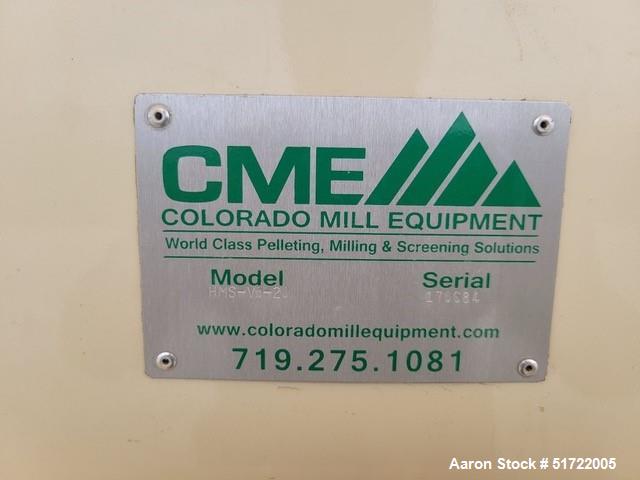 Used CME Mill, Model HMS-VB-20.  20 HP, Carbon steel.