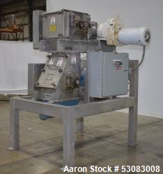 Used- Machine and Process Design Inc Fed Crusher with Hammermill, 304 Stainless Steel. Consists of: (1) Top fed M&P model 16...