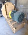 Used Bliss Industries Eliminator Hammer Mill, Model E-3815 TF, Carbon Steel. Approximate 38” diameter x 15” wide rotor with 2-1/2” wide x 1/4” thick swinging hammers. 14