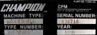 USED: Champion hammermill, model HM54-48, carbon steel. Approximate 54