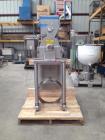 Used- Fluid AirImpact / Screening / Hammer Mill, Model 003. Stainless steel. Stainless steel fixed rotor with bars, 4