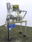 Used Fluid Air Impact/Screening Mill, Model 003, 304 Stainless Steel. 17-4PH Stainless steel fixed rotor with bars, 4’’ x 15’’ cutting chamber with bottom screen. 1-1/2’’ diameter x 15’’ long top scr...