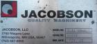 Used Jacobson Commander Half Circle Hammer Mill, model 2424, carbon steel. Approximate 24