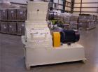 Unused-UNUSED: Jacobson half circle Commander model 2424D hammermill. Carbon steel. Rotor is standard staggered, hardfaced hammers. Approx 837 square inches of screen area. Access door. Top feed, bot...