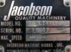 Used- Jacobson Flake Breaker, model 36 Little Jake, carbon steel. Approximately 12'' diameter x 36'' long rotor with (24) bo...