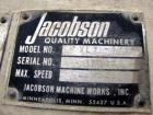 Used- Jacobson Full Circle Hammermill, Model XLT-42326. Top gravity flanged inlet, 10