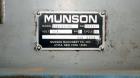 Munson Rotary Cutter, Model SCC-30-MS with variable speed drive and stand.