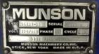 Used Stainless Steel Munson Machinery Screen Classifying Cutter, Type SCC10-SS