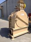 Used Prater Model MM-18 Mega Mill. Unit has 150HP motor and has carbon steel contact. Hammer type: tool temp. Screen size: round hole triangular. Includes feed inlet, inlet, door and rear linere, air...