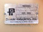 Used Prater Model MM-18 Mega Mill. Unit has 150HP motor and has carbon steel contact. Hammer type: tool temp. Screen size: round hole triangular. Includes feed inlet, inlet, door and rear linere, air...