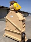 Used Prater Model MM-18 Mega Mill. Unit has 150HP motor and has carbon steel contact. Hammer type: tool temp. Screen size: round hole triangular. Includes feed inlet, inlet, door and rear linere, air...