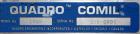 Used Quadro Comil, Model 196S, 316 Stainless Steel.