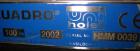 Used Stainless Steel Quadro comil, model U10