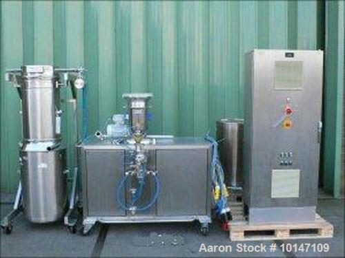 Used-Hosokawa Alpine 100-AFG Fluidized Bed Opposed Jet Mill, Pharma M4-GMP, stainless steel construction.Rotor size diameter...