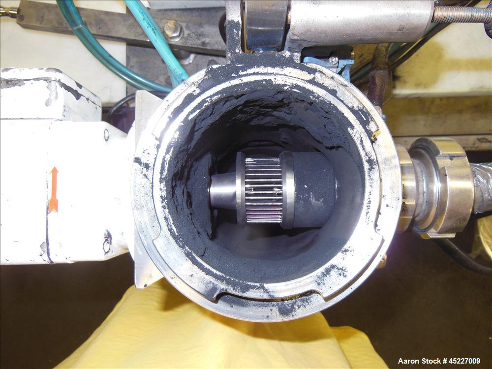 Used Hosokawa Alpine 100-AFG, Fluidized Bed Opposed Jet Mill Grinding and Classifying System (size reduction of toner), Serial #33987/1. Steel finish PU, steel classifying wheel.  Components:  Bebco ...