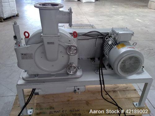 Used Hosokawa Alpine Fine Impact Milling System, type 250-UPZ. Material of construction is stainless steel on product contact parts. 9.75" (250 mm) diameter milling wheel with 8 rotor knives and scre...