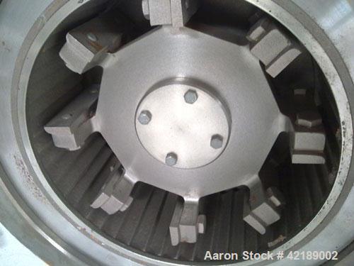 Used Hosokawa Alpine Fine Impact Milling System, type 250-UPZ. Material of construction is stainless steel on product contact parts. 9.75" (250 mm) diameter milling wheel with 8 rotor knives and scre...