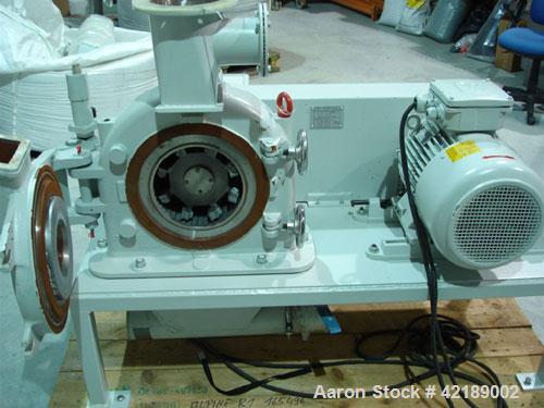 Used Hosokawa Alpine Fine Impact Milling System, type 250-UPZ. Material of construction is stainless steel on product contact parts. 9.75" (250 mm) diameter milling wheel with 8 rotor knives and scre...