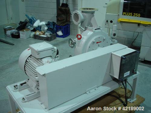 Used Hosokawa Alpine Fine Impact Milling System, type 250-UPZ. Material of construction is stainless steel on product contact parts. 9.75" (250 mm) diameter milling wheel with 8 rotor knives and scre...