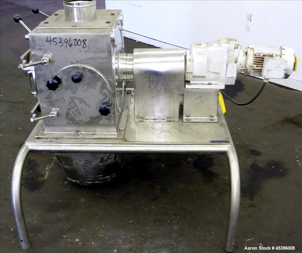 Used Stainless Steel Alexanderwerk Rotor Fine Granulator, Model RFG 350 V