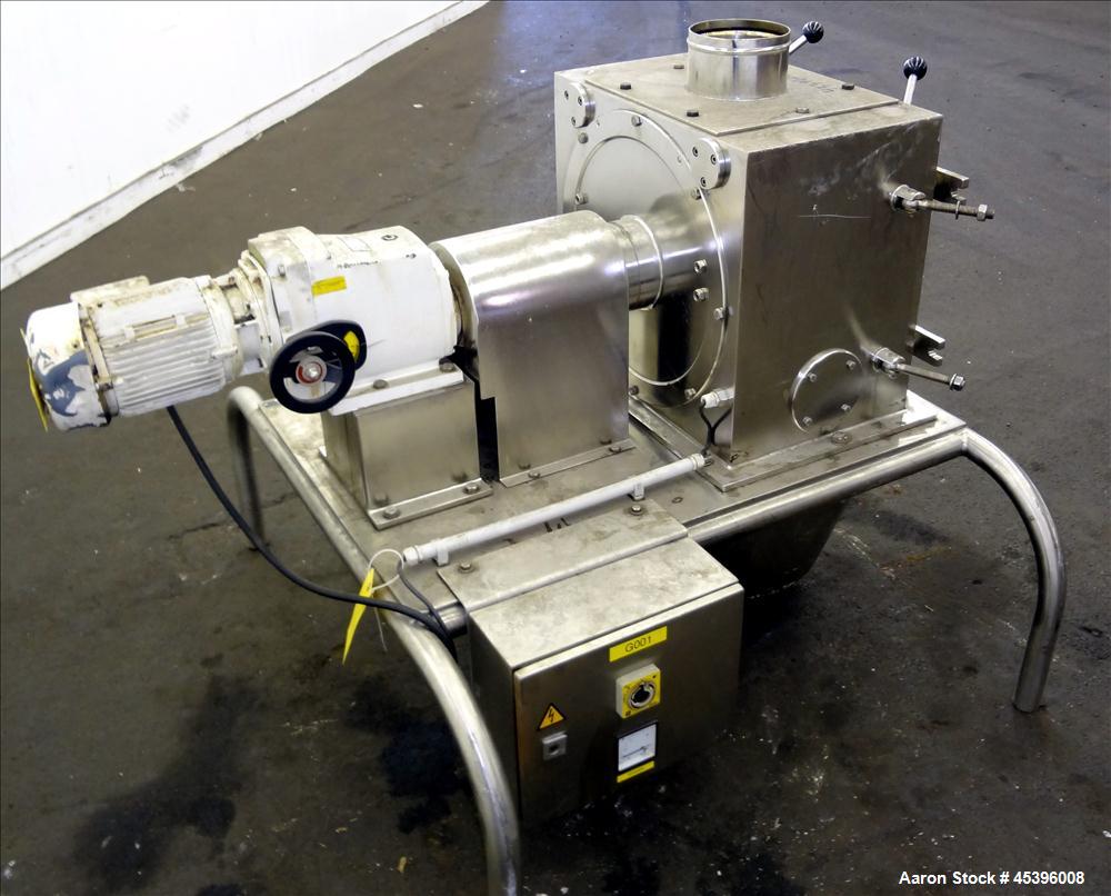 Used Stainless Steel Alexanderwerk Rotor Fine Granulator, Model RFG 350 V