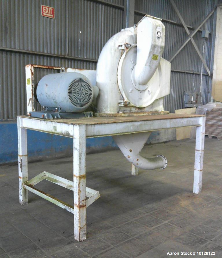 Used Bauermeister UT/USCH UZ42 Turbo Rotor Impact Mill | 100 HP Industrial Cage Mill