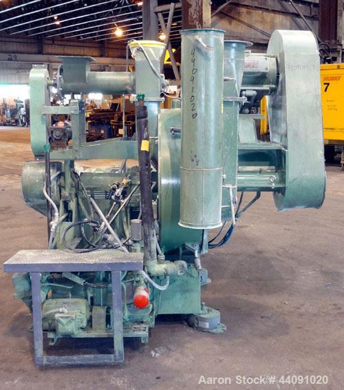 Used Bepex Pulvocron Air Swept Combination Pulverizer / Classifier Mill, Model PC-38, Carbon Steel. Approximate 38” diameter x 8” deep chamber with (3) grinding discs, driven by a 100 hp, 3/60/460 vo...