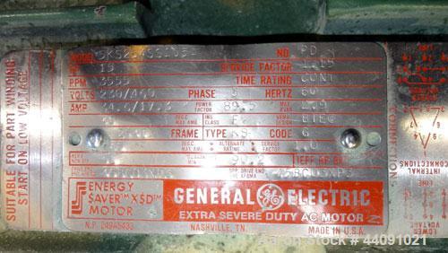 Used Bepex Pulvocron Air Swept Combination Pulverizer / Classifier Mill, Model PC-38, Carbon Steel. Approximate 38” diameter x 8” deep chamber with (1) grinding disc, driven by a 100hp, 3/60/460 volt...