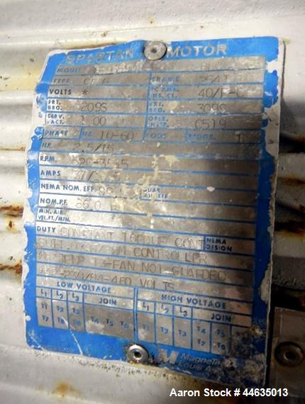Used Stainless Steel Bepex Pulvocron Air Swept Pulverizer Classifer, Model PCS1