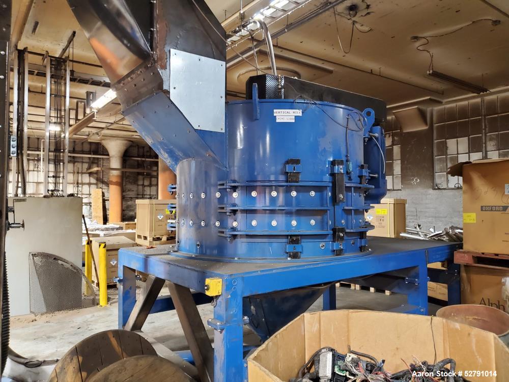 Used Vertical Impact Mill – Model CMIMV-2000 | 200 HP | VFD Controls + Infeed Conveyor | Li-ion & E-Scrap Applications
