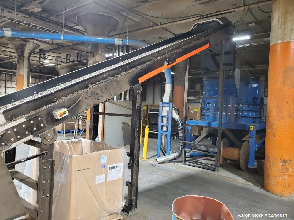 Used Vertical Impact Mill – Model CMIMV-2000 | 200 HP | VFD Controls + Infeed Conveyor | Li-ion & E-Scrap Applications