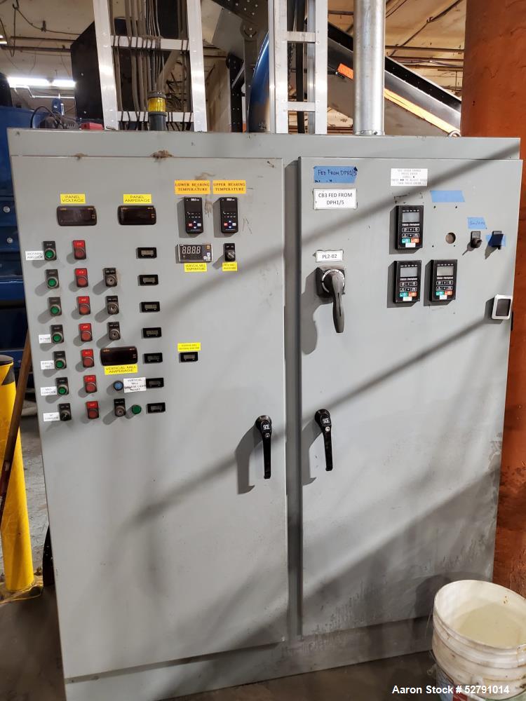 Used Vertical Impact Mill – Model CMIMV-2000 | 200 HP | VFD Controls + Infeed Conveyor | Li-ion & E-Scrap Applications