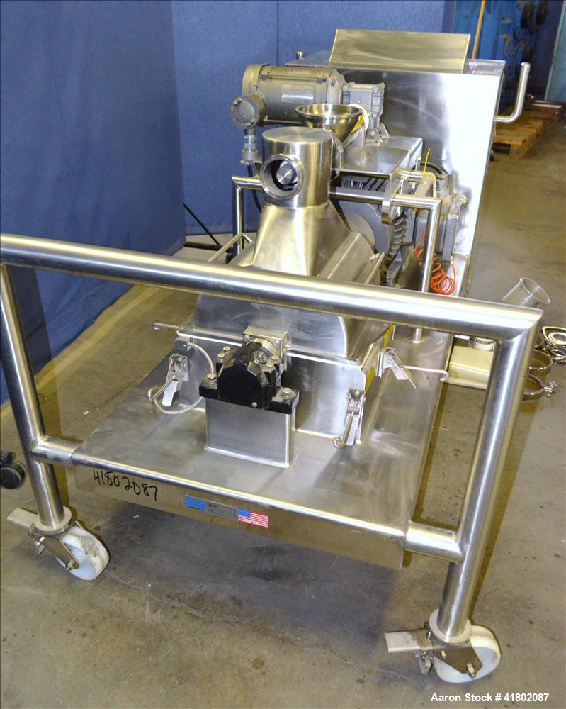 Used Stainless Steel Fluid Air Impact/Screening Mill, Model 014