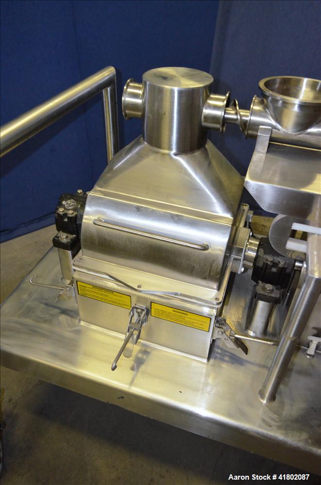 Used Stainless Steel Fluid Air Impact/Screening Mill, Model 014