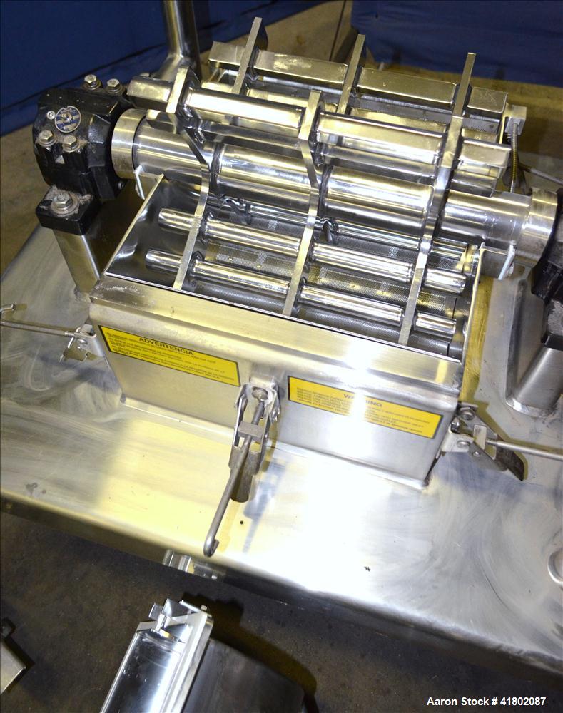Used Stainless Steel Fluid Air Impact/Screening Mill, Model 014