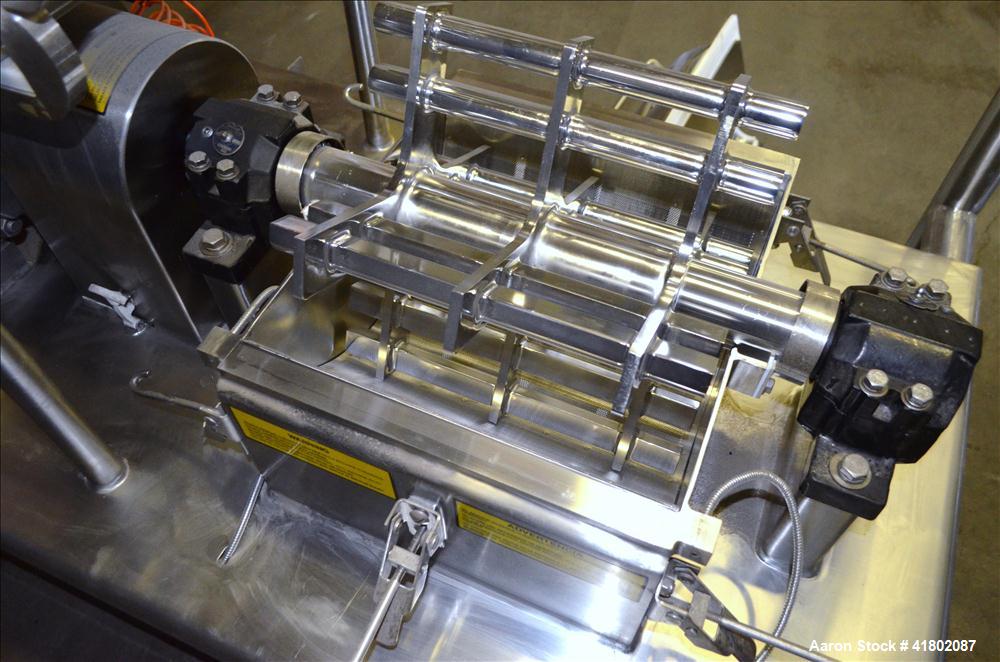 Used Stainless Steel Fluid Air Impact/Screening Mill, Model 014