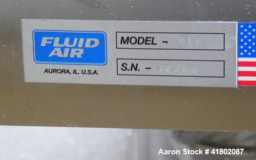 Used Stainless Steel Fluid Air Impact/Screening Mill, Model 014