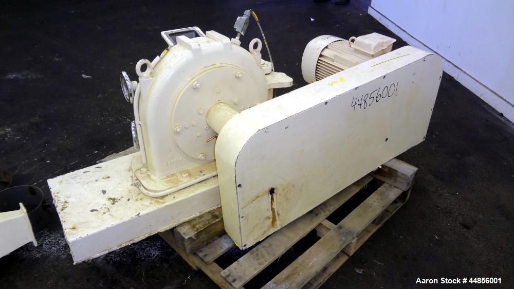 Used Hosokawa Alpine UPZ Fine Impact Mill, Model 250 UPZ, Carbon Steel. (1) Swing type beater with (8) bolt on tip blades, (1) approximate 9" diameter x 5" deep sieve ring with screen. 3" x 4-1/2" To...