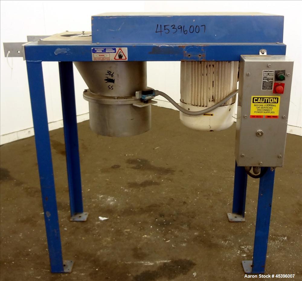 Used Stainless Steel Quadro Comil, Model 196SI