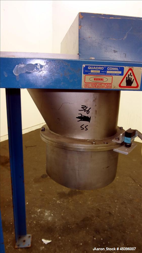Used Stainless Steel Quadro Comil, Model 196SI