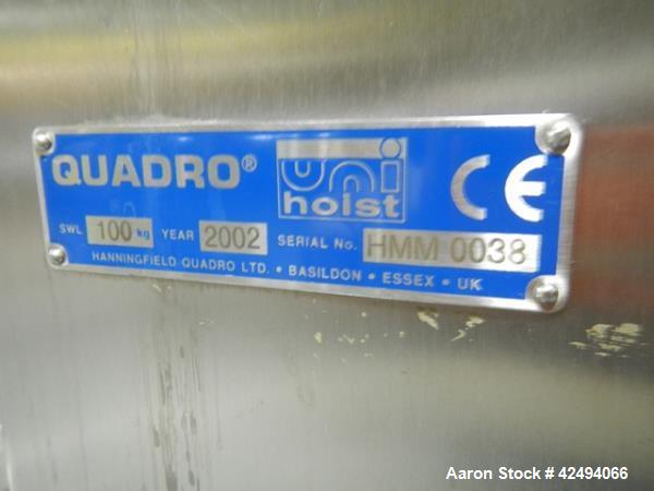 Used- Stainless Steel Quadro Comil, model U10