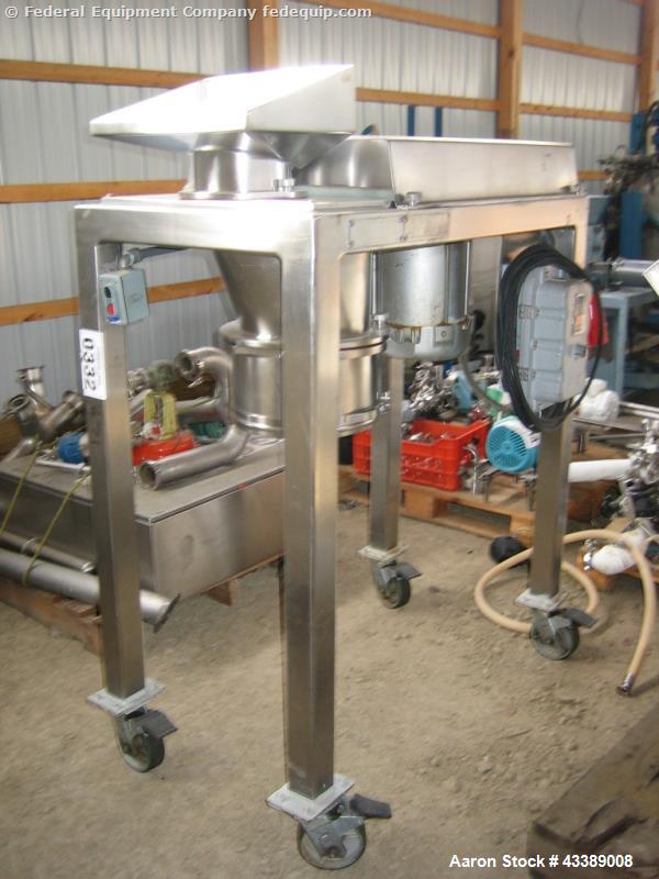 Used Quadro Comill, Model 196S, Stainless Steel. Equipped with a 7.5hp, 3/60/460 volt motor.
