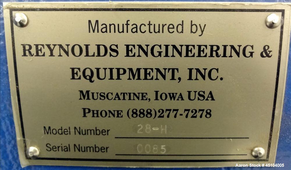 Used Carbon Steel Reynolds Engineering Impact Mill, Model 28-H