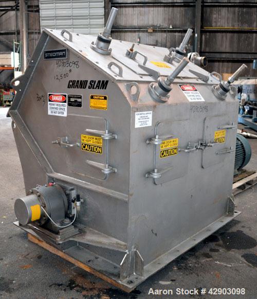 Used Stainless Steel Stedman Grand Slam Impactor Crusher, Model GS-3060-TX Impa